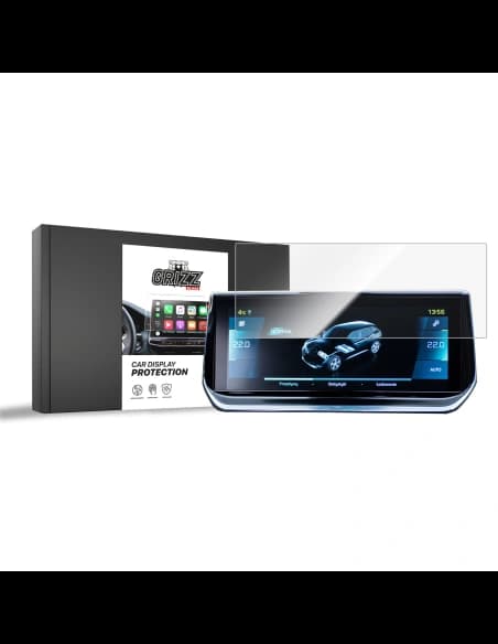 Ceramic GrizzGlass CarDisplay Protection Peugeot 208 2 10,25" 2024-2025