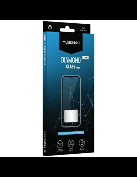 Gehärtetes Glas MyScreen Diamond Glass Edge Lite Full Glue Motorola Moto G64 schwarz/black