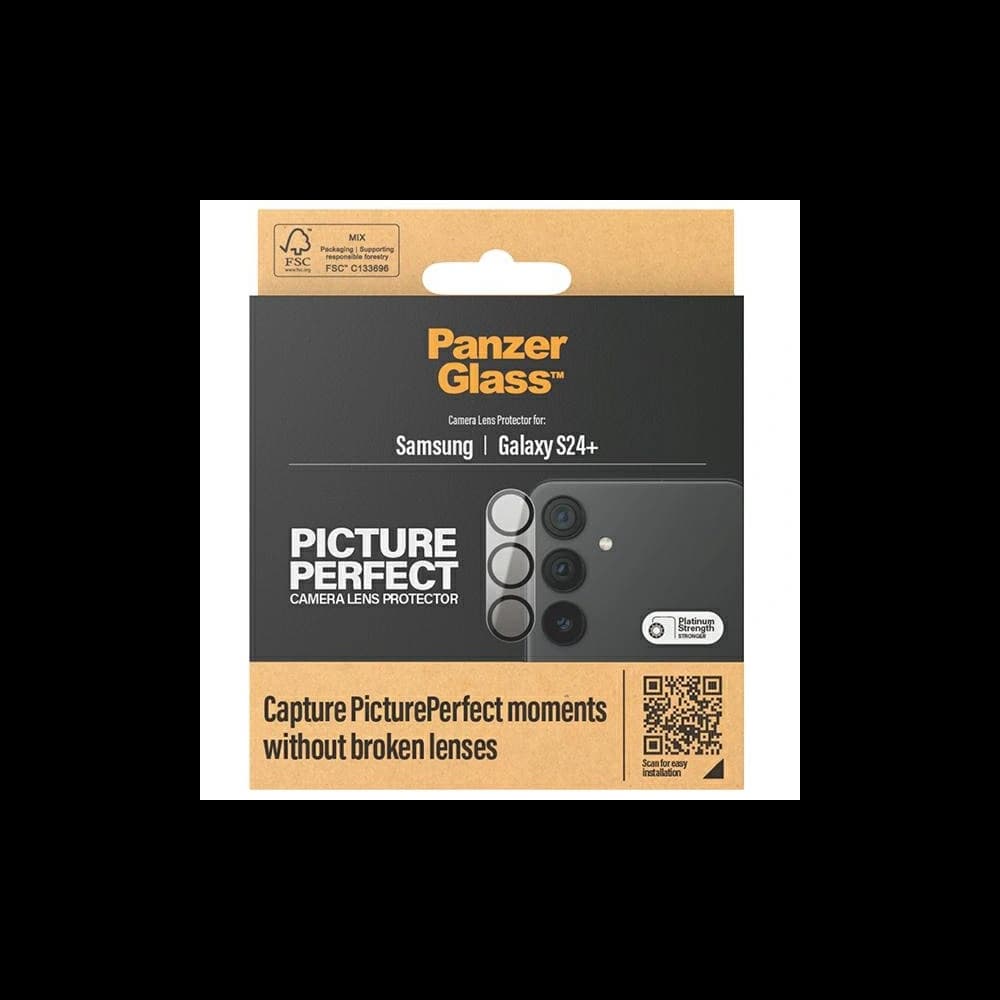 Gehärtetes Glas für die Kameraobjektiv PanzerGlass Picture Perfect Samsung Galaxy S24+ Plus - 4