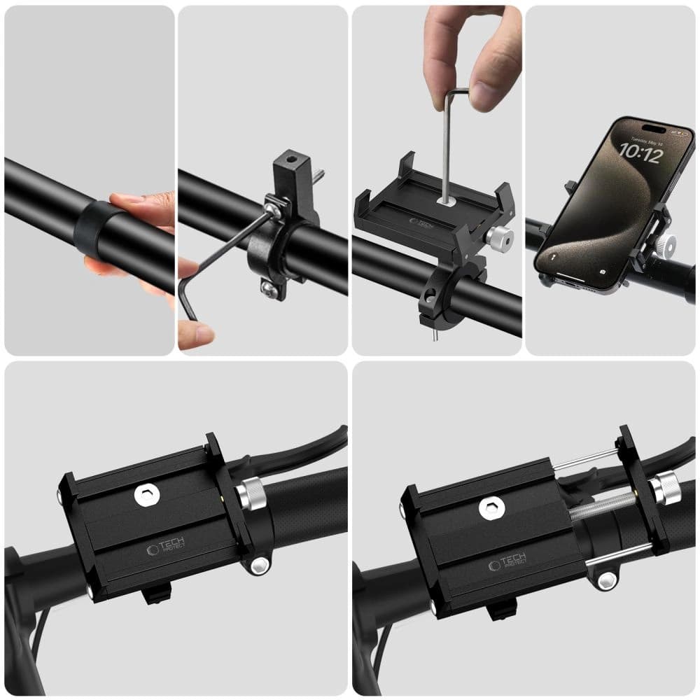 Kerékpártartó Tech-Protect V4 Univerzális Kerékpártartó Fekete - 6