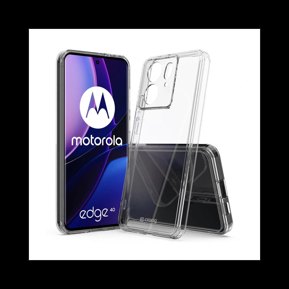 Crong Crystal Shield Cover Motorola Edge 40 clear