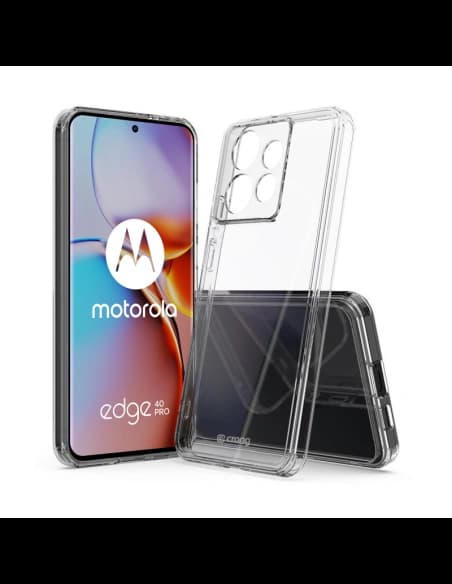 Case Crong Crystal Shield Cover Motorola Edge 40 Pro transparent