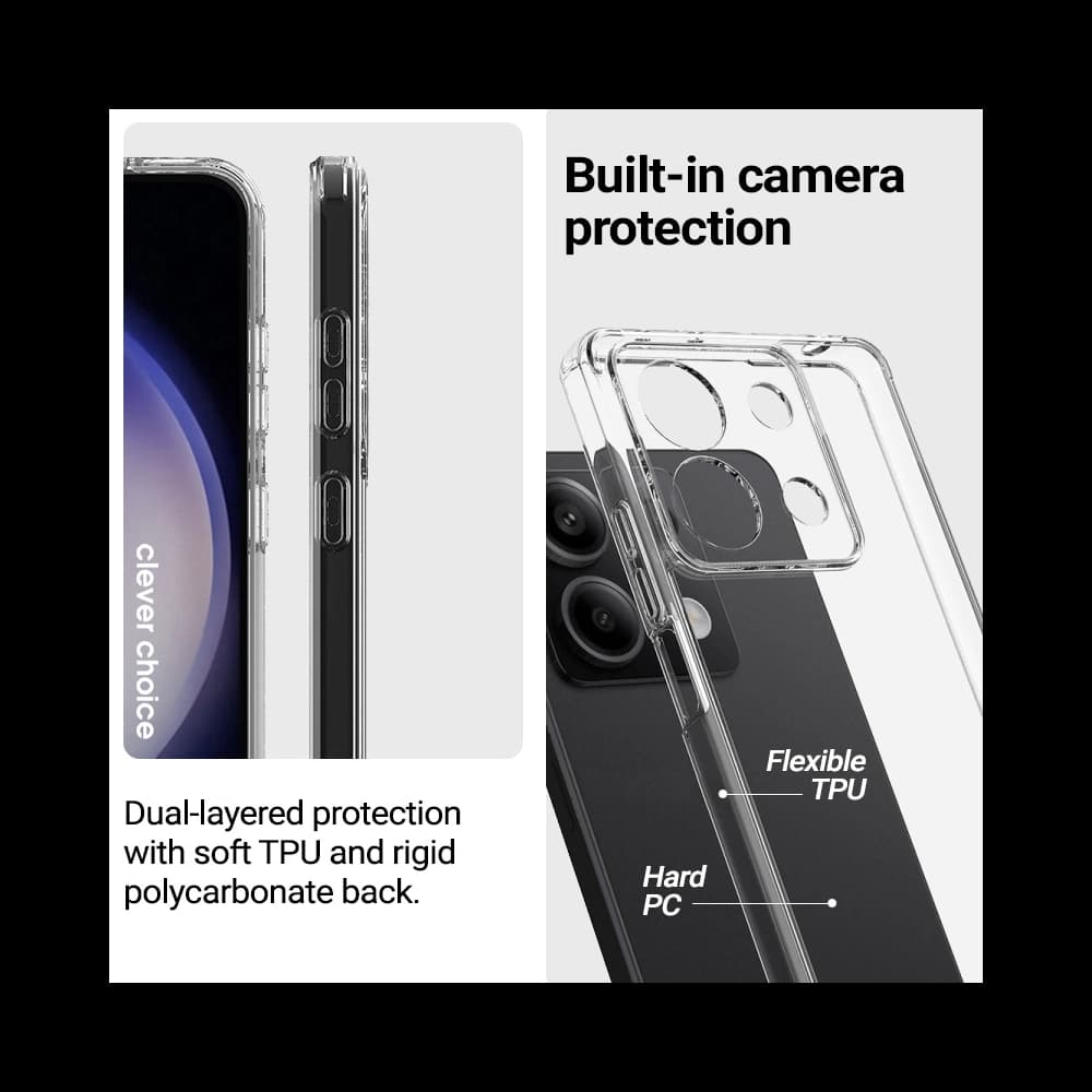 Case Crong Crystal Shield Cover Xiaomi 13 Lite transparent - 2