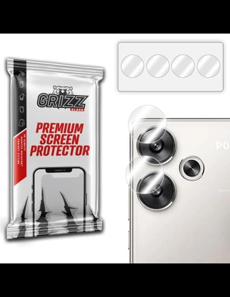 Glas für die Kamera GrizzGlass HybridGlass für Xiaomi POCO F6