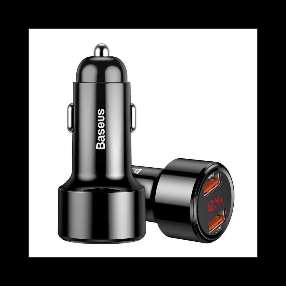 Automobilní nabíječka Baseus Magic 2x USB QC 3.0 45W (černá) - 5