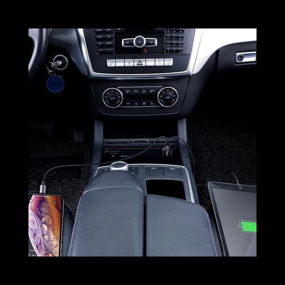 Automobilní nabíječka Baseus Magic 2x USB QC 3.0 45W (černá) - 6