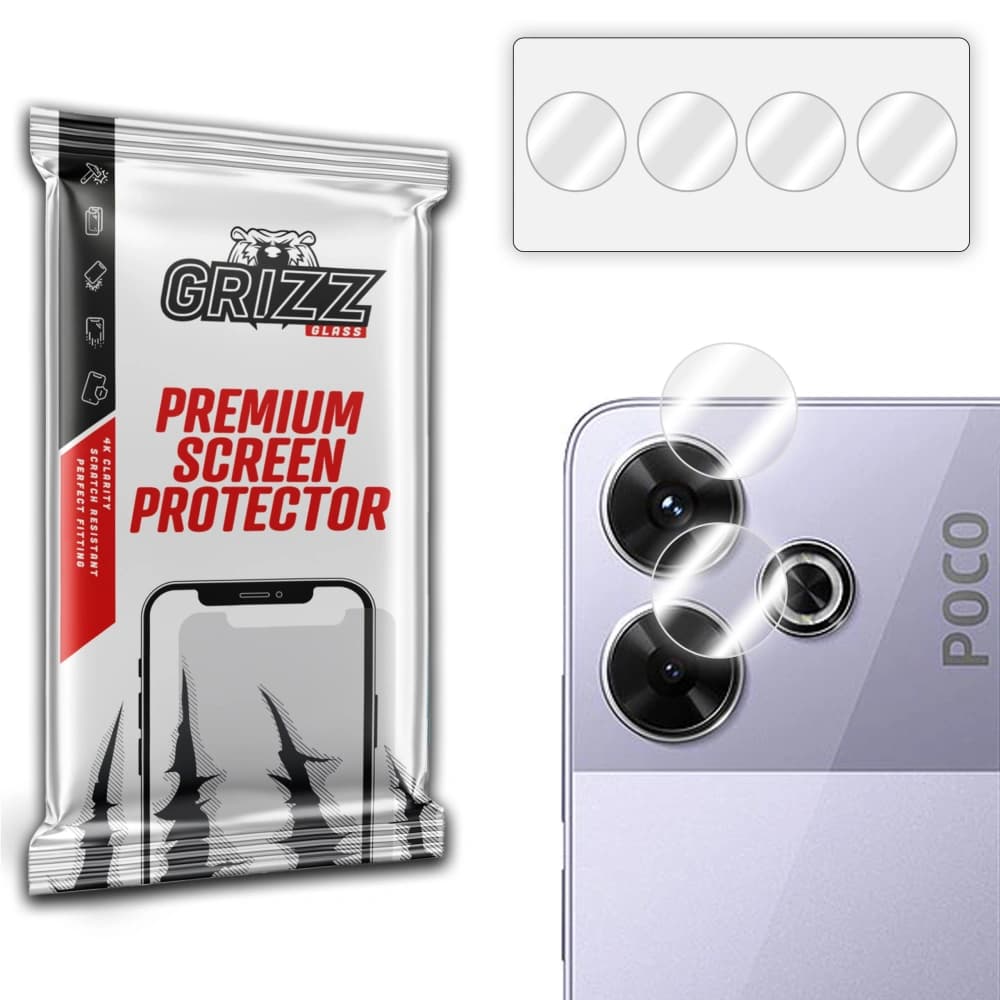 GrizzGlass HybridGlass Geam de cameră pentru Xiaomi Poco M6