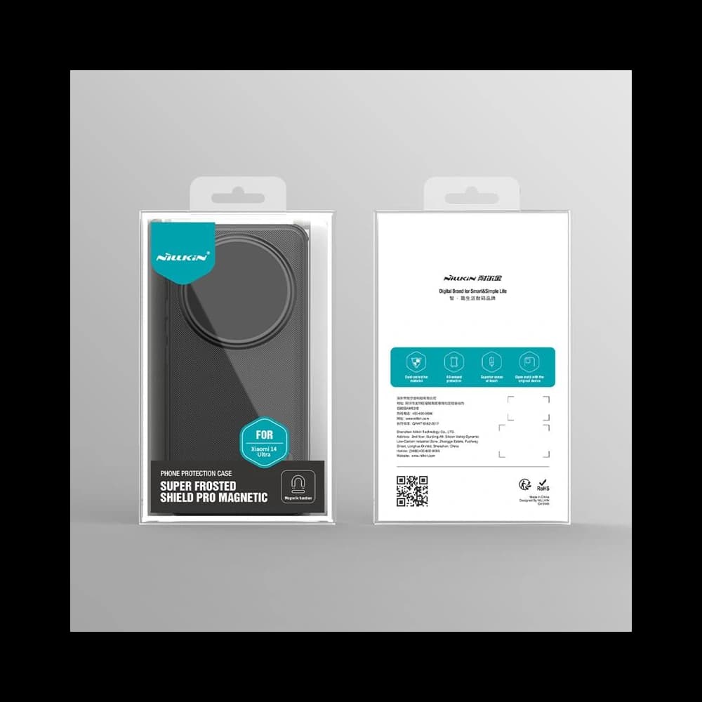 Etui Nillkin Super Frosted Shield Pro Magnetic Xiaomi 14 Ultra Fekete / Fekete - 6