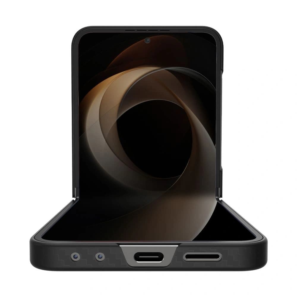 Case Spigen Airskin Samsung Galaxy Z Flip 6 / 7 FE Aramid Schwarz - 6