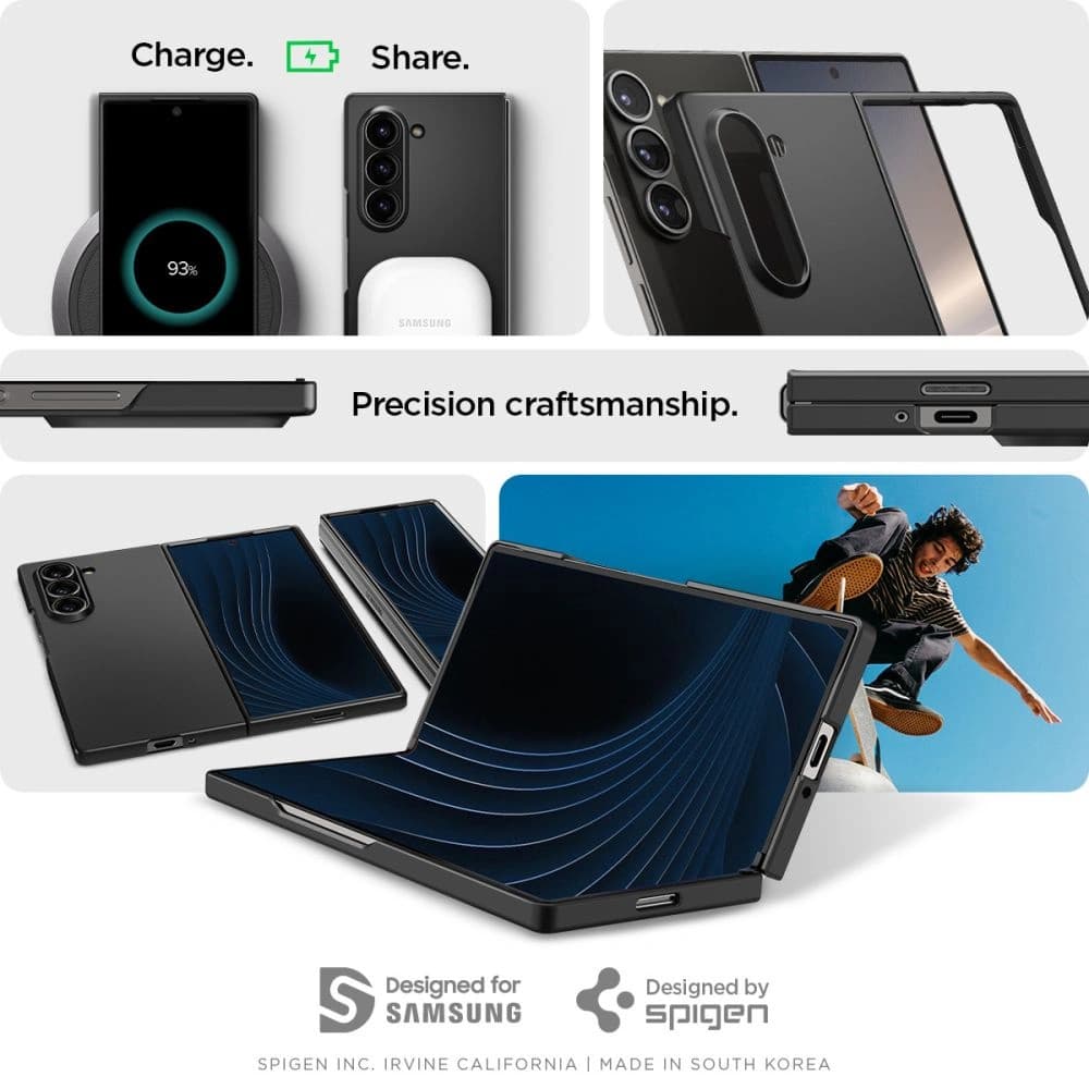 Spigen Airskin Samsung Galaxy Z Fold 6 Black - 14