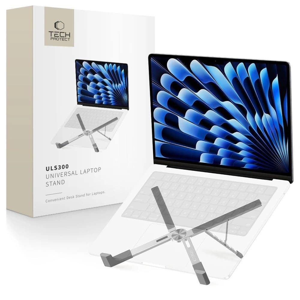 Podstawka Tech-Protect ULS300 Suport Universal pentru Laptop Argintiu