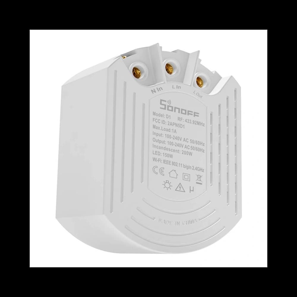 Inteligent dimmer Sonoff D1 cu telecomandă RM433R2 - 4