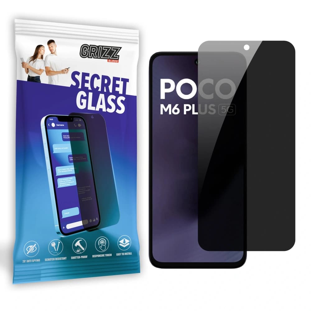 GrizzGlass Matte SecretGlass POCO M6 Plus 5G-hez