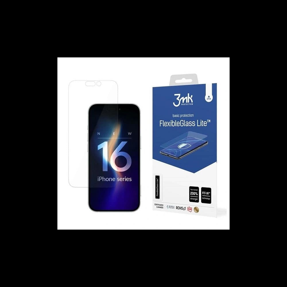 Hybrid glass 3MK FlexibleGlass Lite Apple iPhone 16 Plus