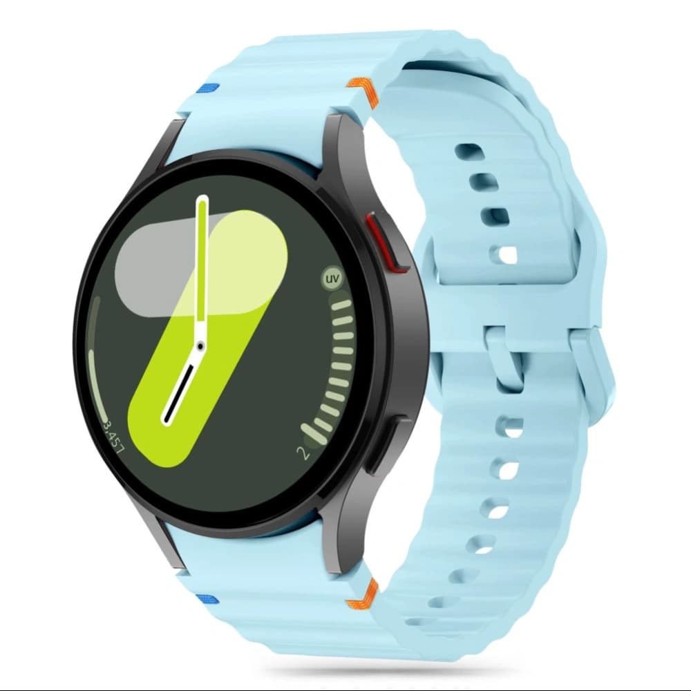 Pasek Tech-Protect szilikon sport Samsung Galaxy Watch 4/5/5 Pro/6/7/FE égkék