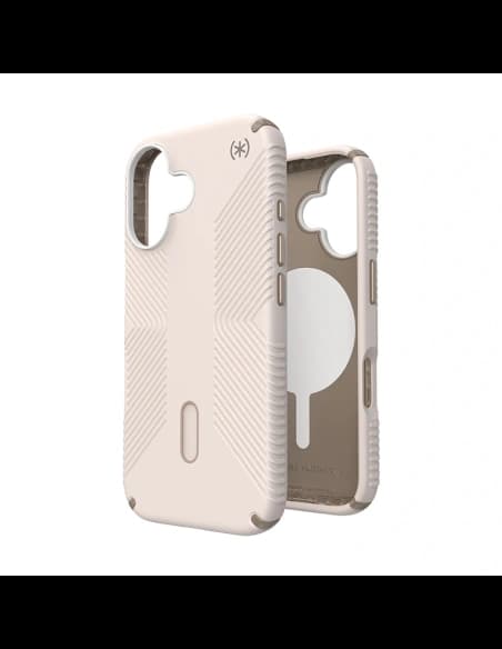 Case Speck Presidio2 Grip ClickLock & MagSafe Apple iPhone 16 (Bleached Bone / Heirloom Gold / Hazel Brown)