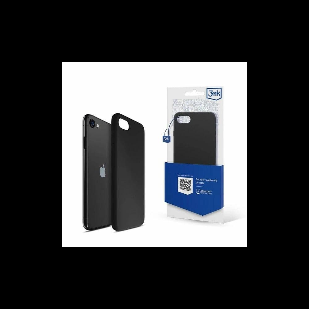 Case 3MK Silikonhülle Apple iPhone 7/8/SE 2020/2022 schwarz