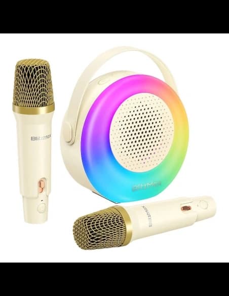 Karaoke szett gyerekeknek BlitzWolf BM-K10 (bézs)