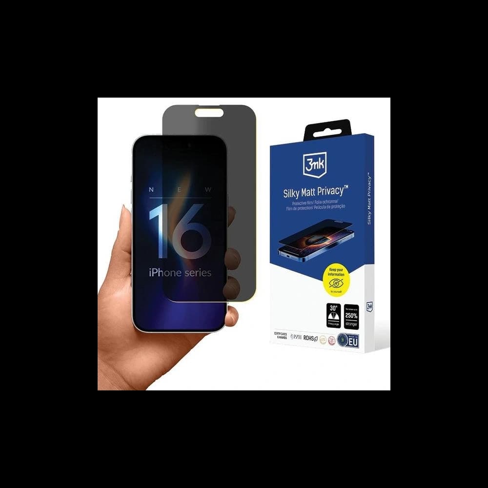 3MK Seidenmatt Privatsphäre Apple iPhone 16 Pro