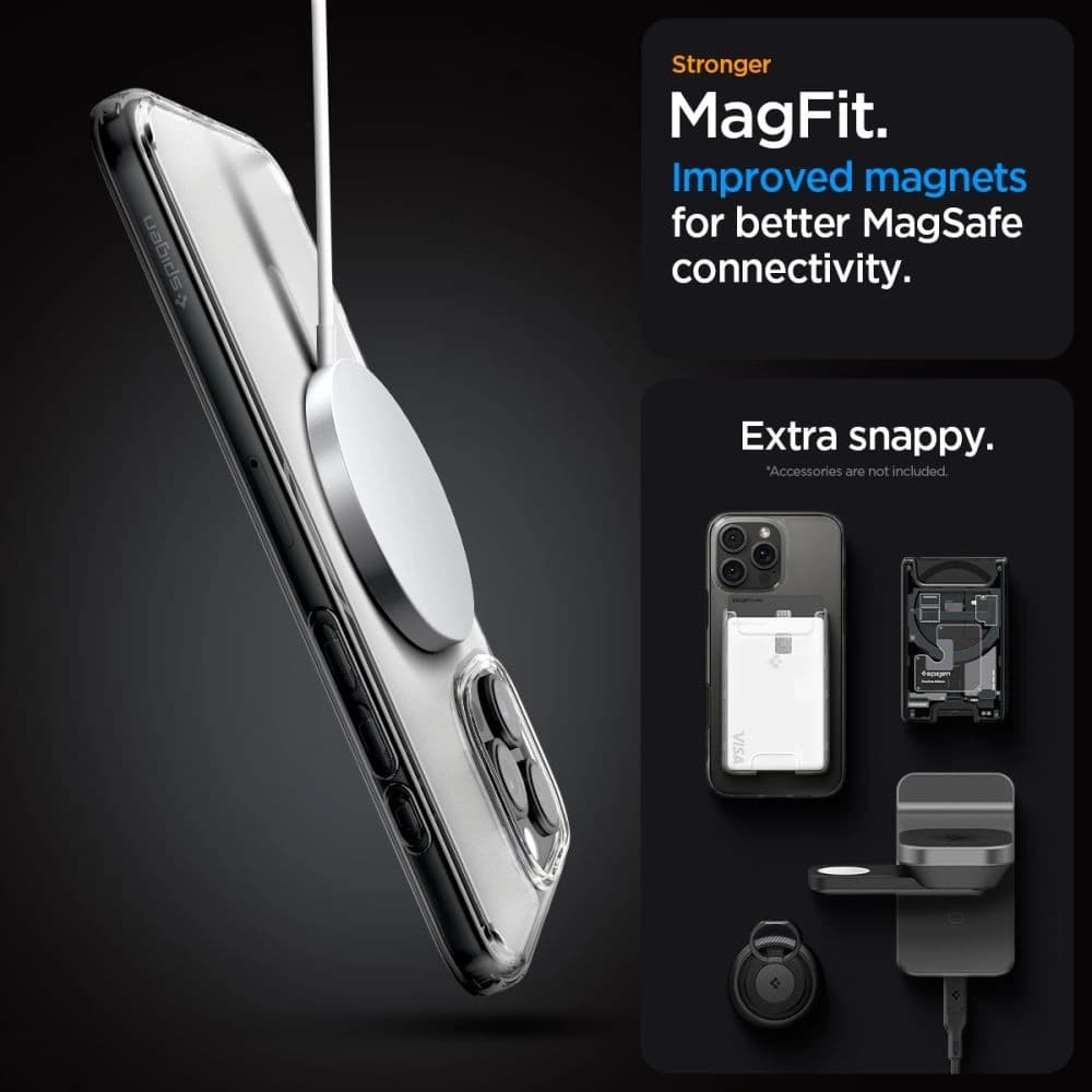 Spigen Ultra Hybrid Mag MagSafe Apple iPhone 16 Pro Max Frost Clear - 7