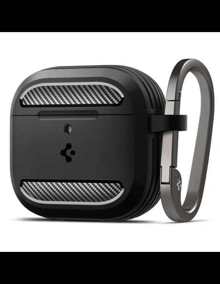 Spigen Rugged Armor Apple AirPods 4 Matt Fekete