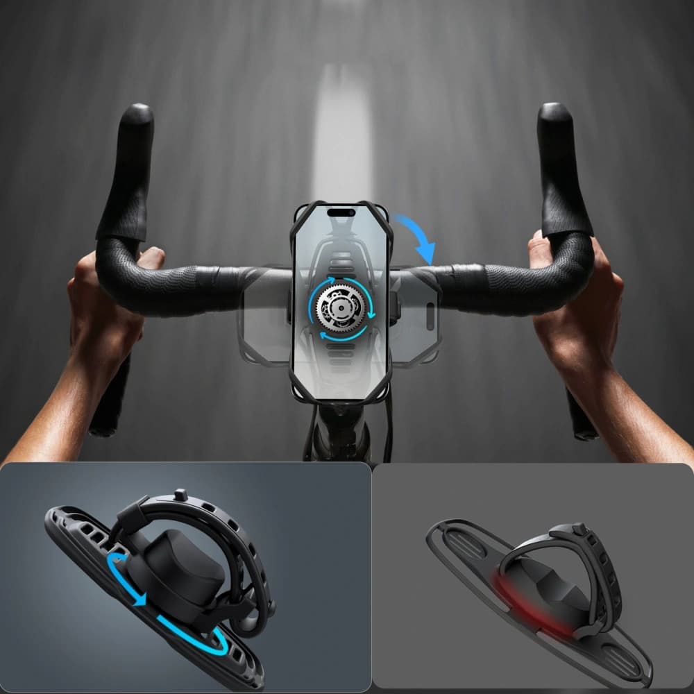 Joyroom JR-ZS382 kerékpártartó 4" - 7" fekete - 7