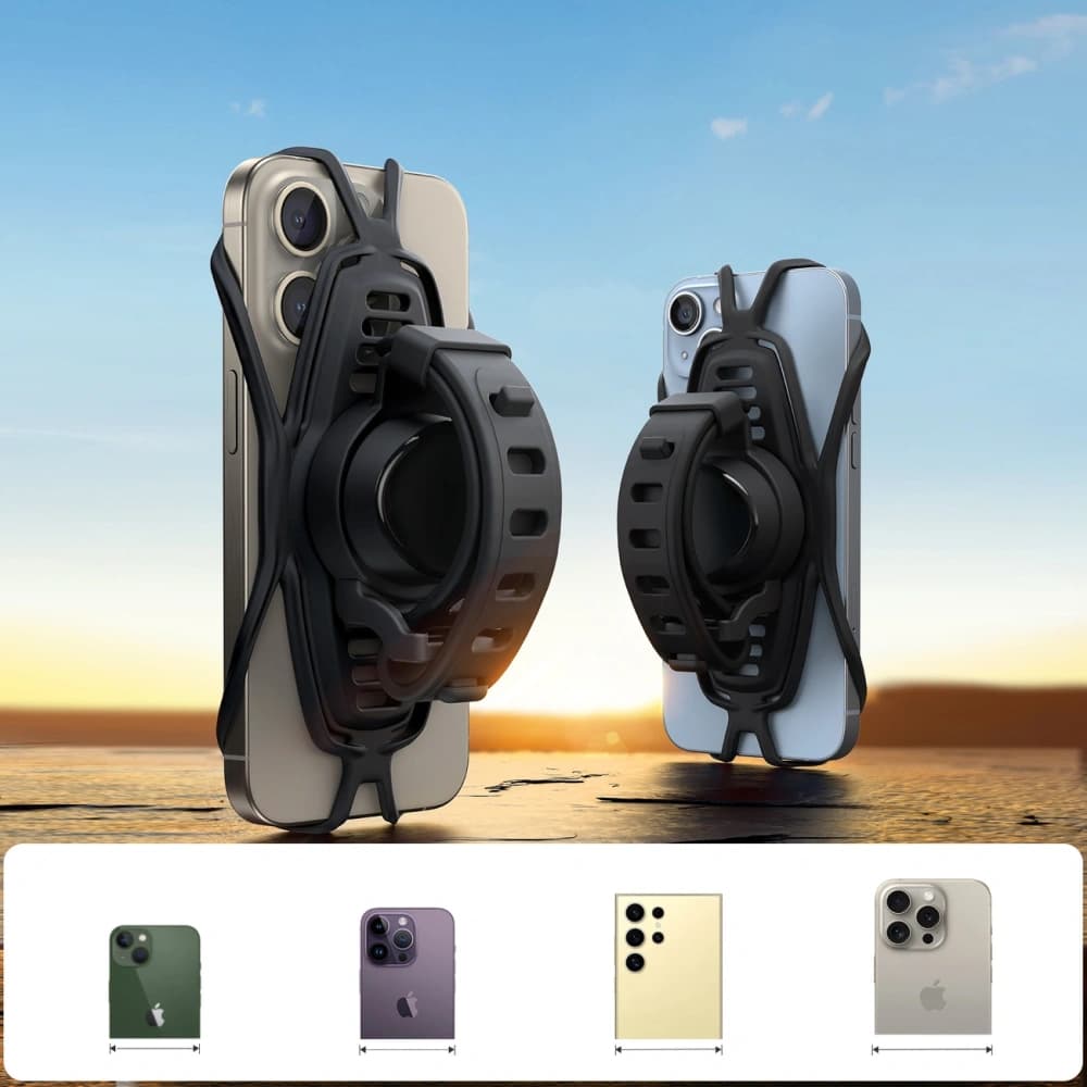 Joyroom JR-ZS382 kerékpártartó 4" - 7" fekete - 8