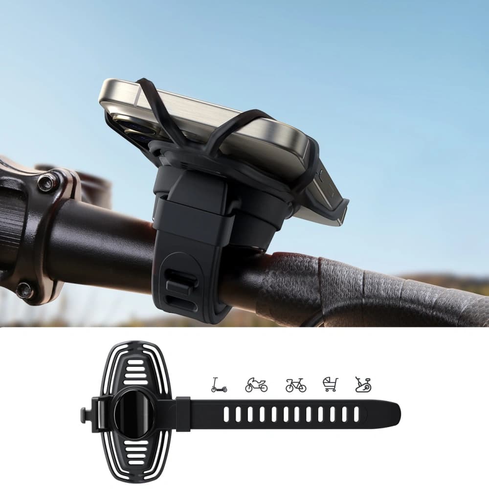 Joyroom JR-ZS382 kerékpártartó 4" - 7" fekete - 9