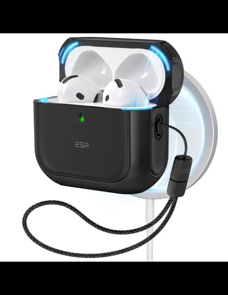 ESR Orbit Halolock MagSafe Apple AirPods 4 Fekete