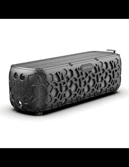 4smarts Bluetooth Végtelen Nyár hangszóró napenergiával, fekete színben