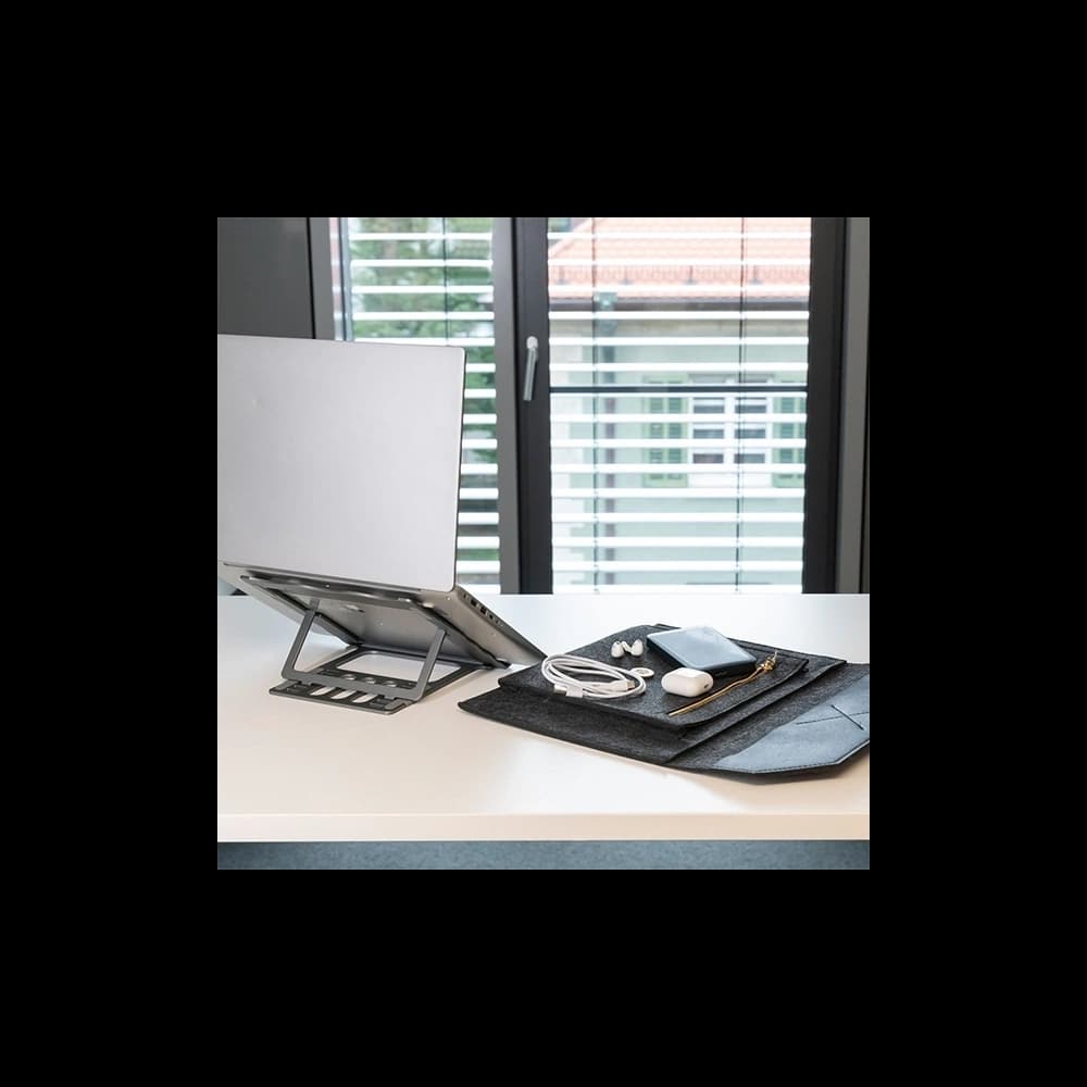 Taška s funkcí stánku pro laptop/tablet 4smarts FoldStand ErgoFix 13" šedá/gun. - 10