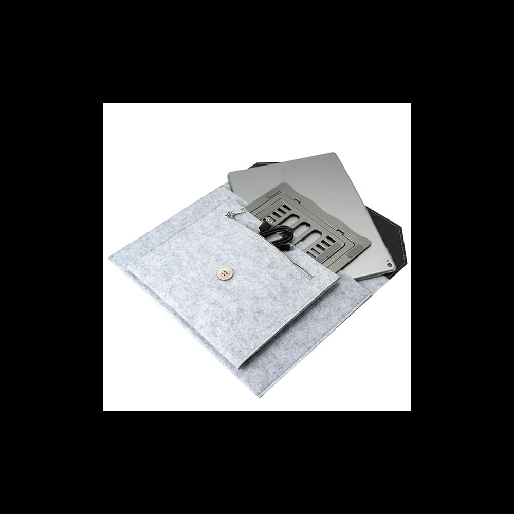 4smarts Laptop-/Tablet-Ständer Tasche FoldStand ErgoFix 13' grau/silber - 8