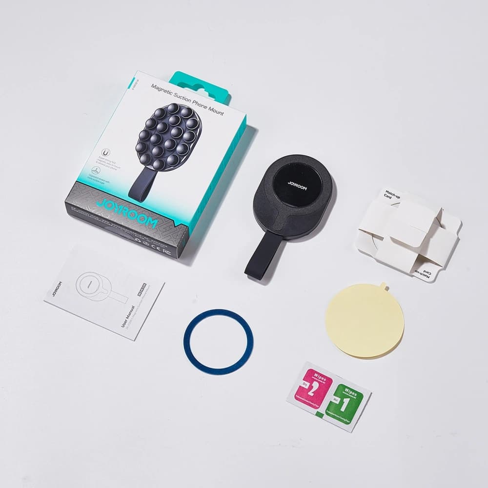 Joyroom JR-ZS393-S magnetische Halterung mit Befestigungen für 4,7-7" Handys schwarz - 4