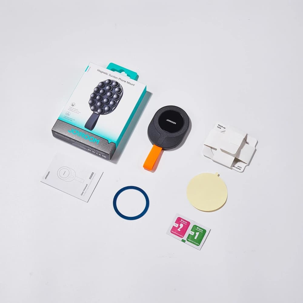 Joyroom JR-ZS393-S magnetische Halterung mit Zubehör für 4,7-7" Telefon schwarz-orange - 4