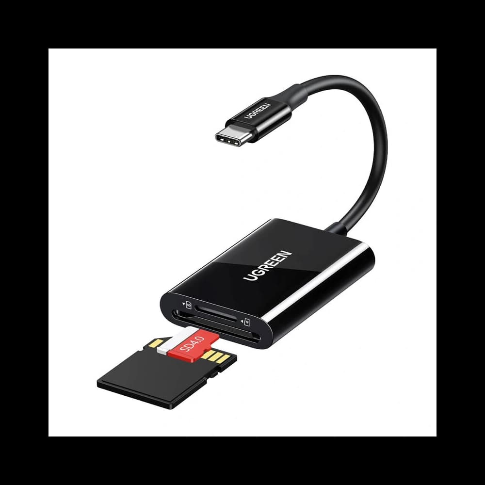 UGREEN CM265 Cititor de carduri USB-C / SD, MicroSD (negru) - 2