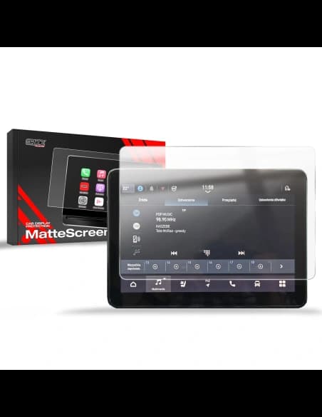 Matte GrizzGlass CarDisplay Protection Peugeot E-Boxer 10" 2024-2025