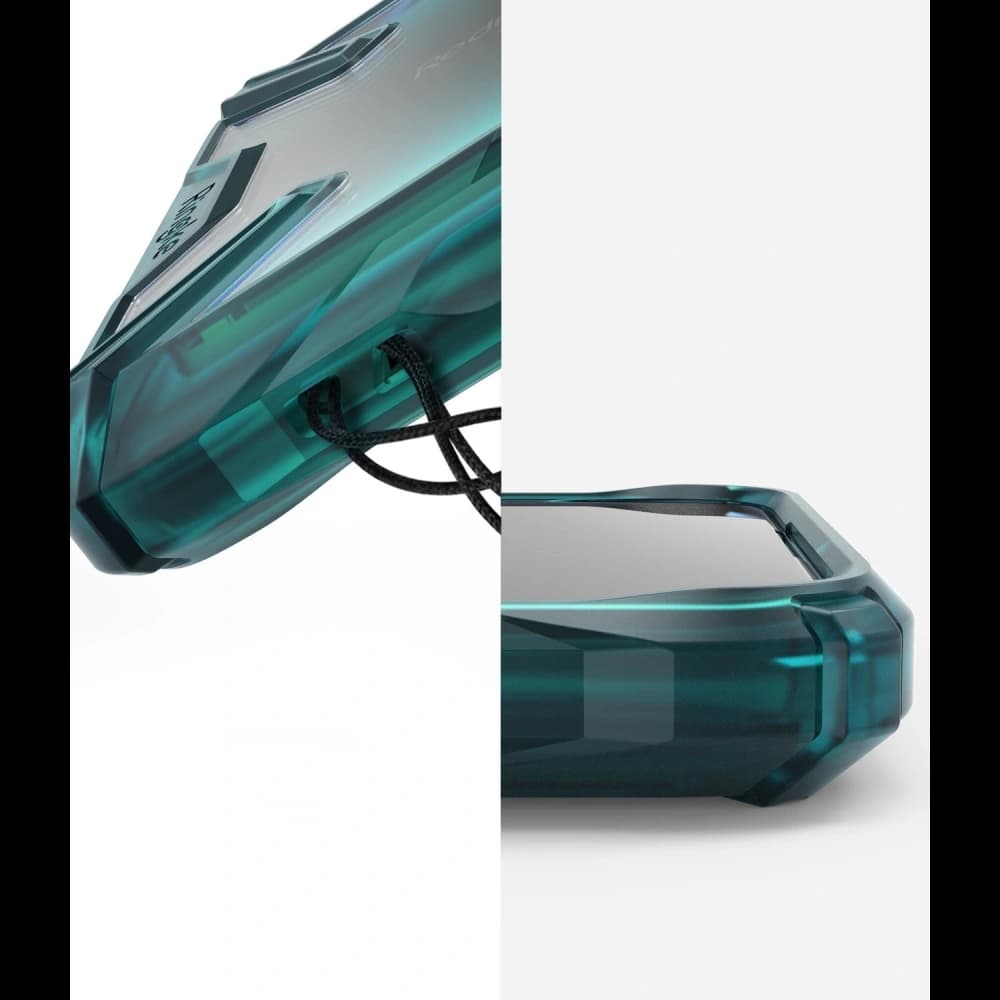 Etui Ringke Fusion-X Redmi Note 8 Pro Tyrkysově zelená - 4