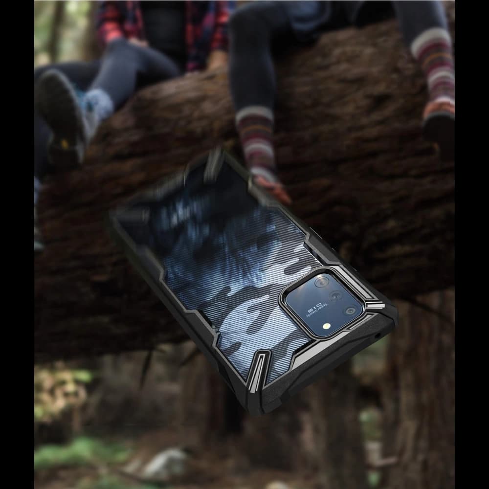 Ringke Fusion-X Design Samsung Galaxy S10 Lite Camo (Moro) Black - 4