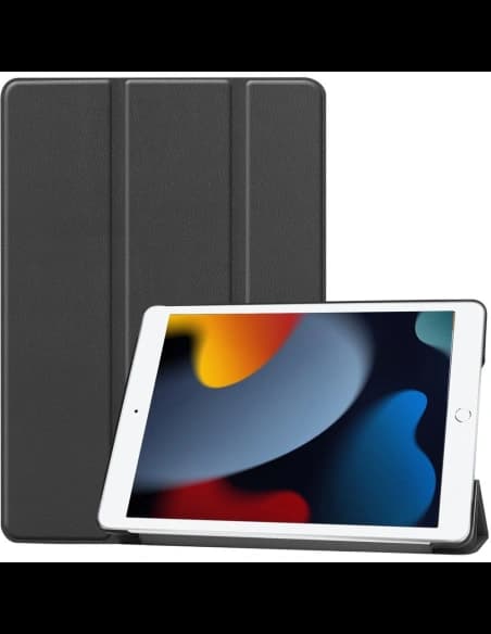 Bizon Case Tab Croc Apple iPad 9/8/7 10.2 2021/2020/2019 fekete