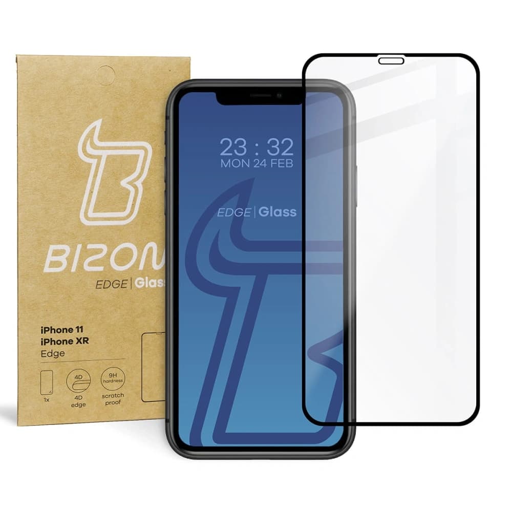 Bizon Glass Edge Apple iPhone 11 / XR black
