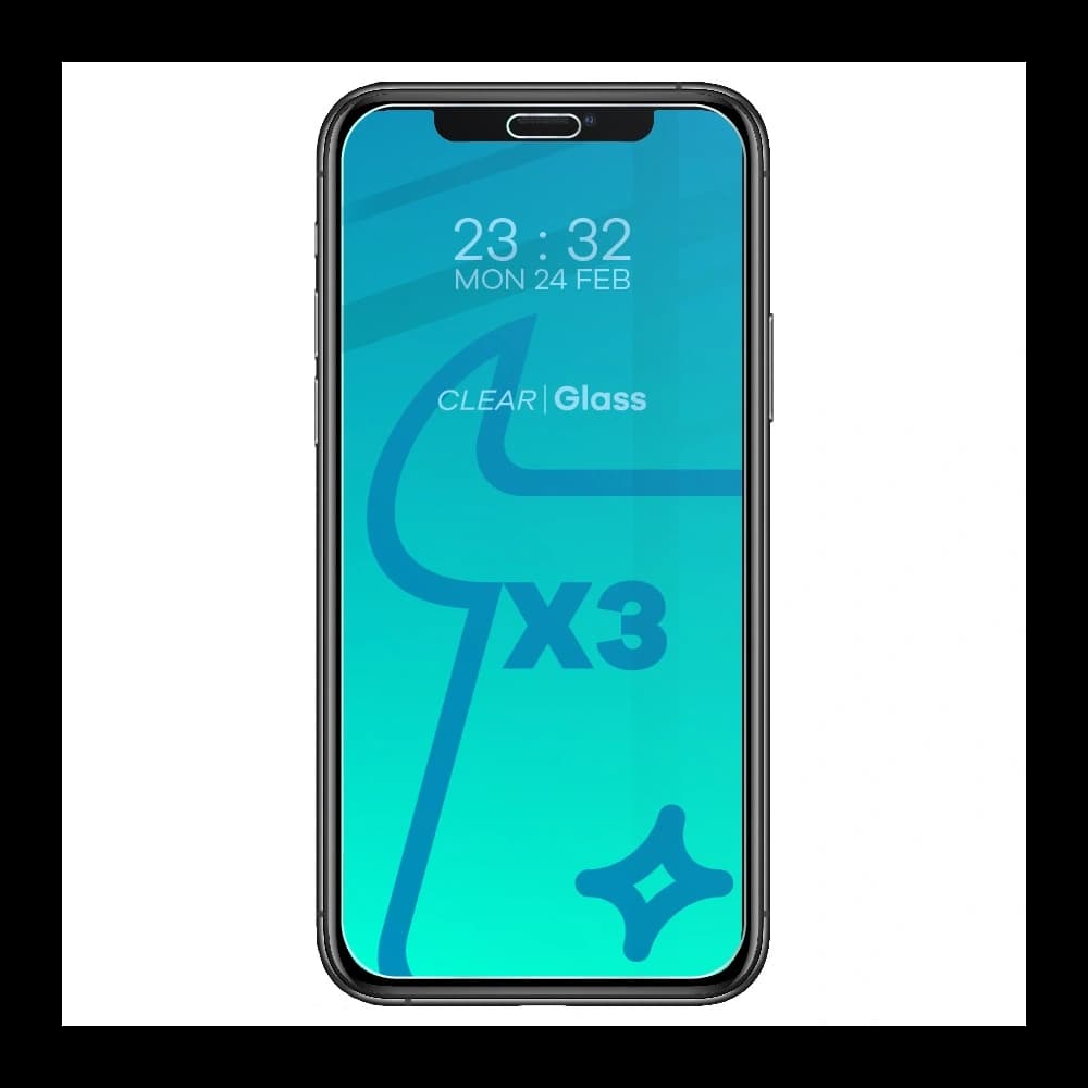 Tvrzené sklo Bizon Glass Clear - 3 ks + objektiv Apple iPhone 11 Pro - 4