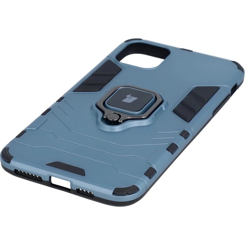 Bizon Case Armor Ring Apple iPhone 11 Pro Max albastru - 4
