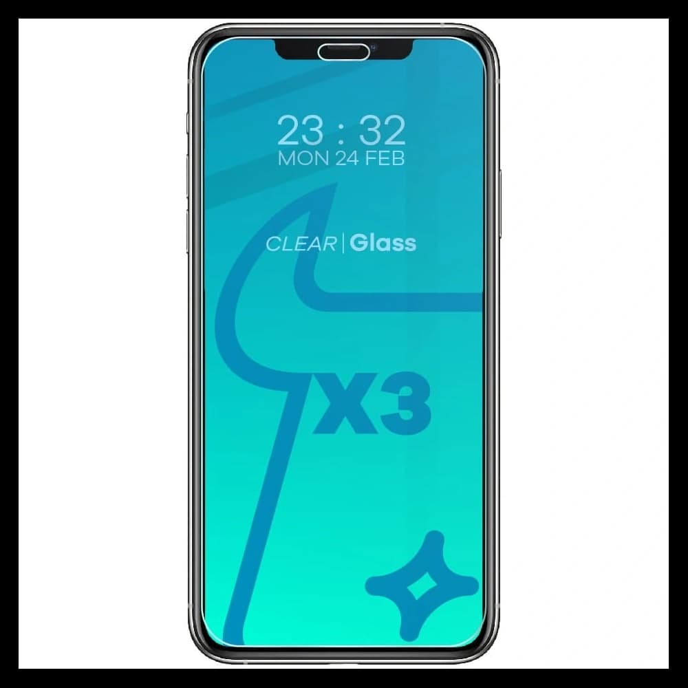 Bizon Glass Clear sticlă securizată - 3 buc. + sticlă lentilă Apple iPhone 11 Pro Max - 3