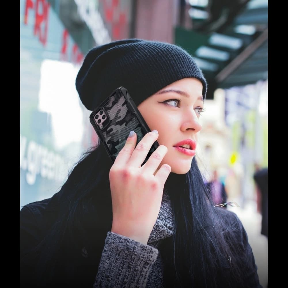 Ringke Fusion-X Huawei P40 Lite Camo (Moro) Black - 7