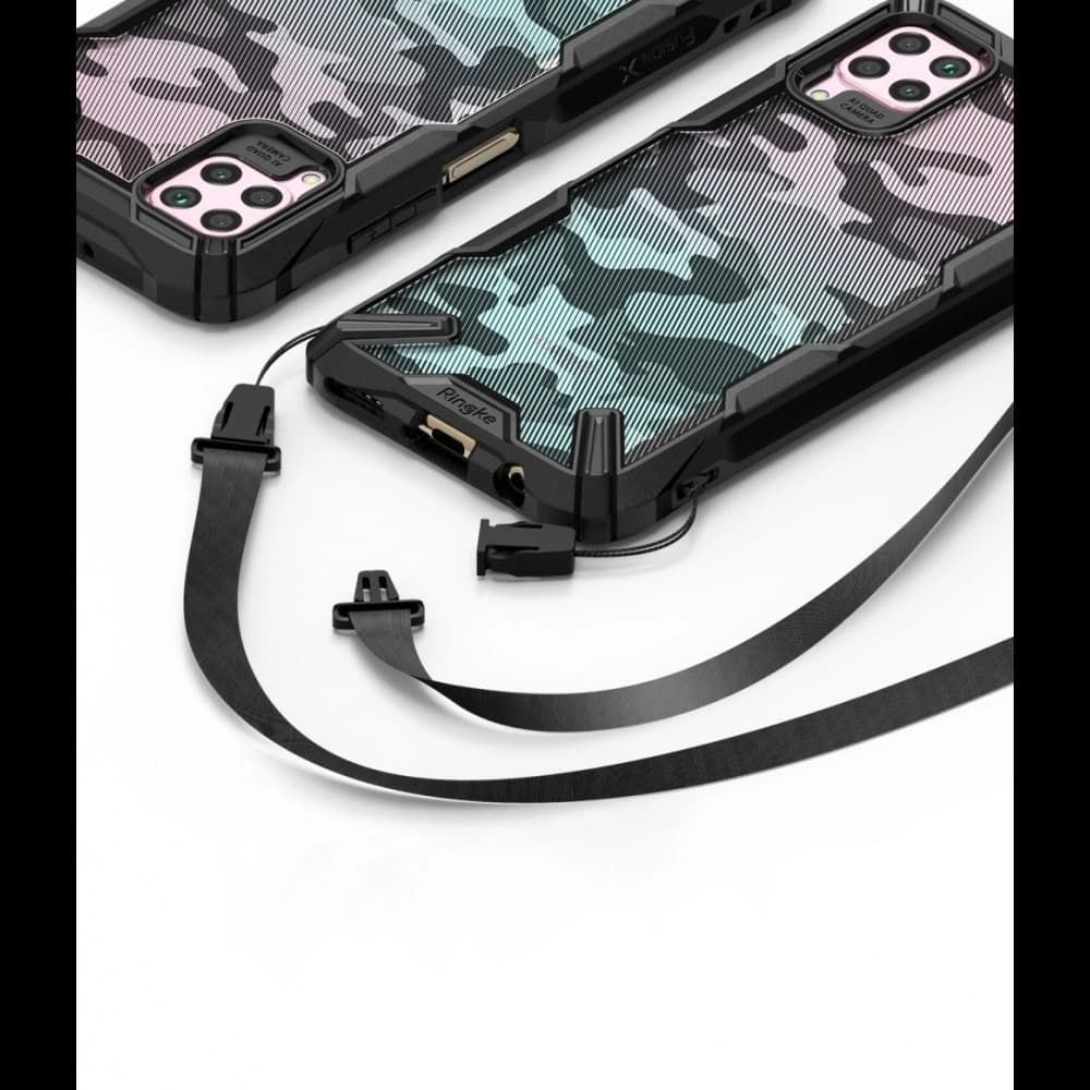 Ringke Fusion-X Huawei P40 Lite Camo (Moro) Black - 3