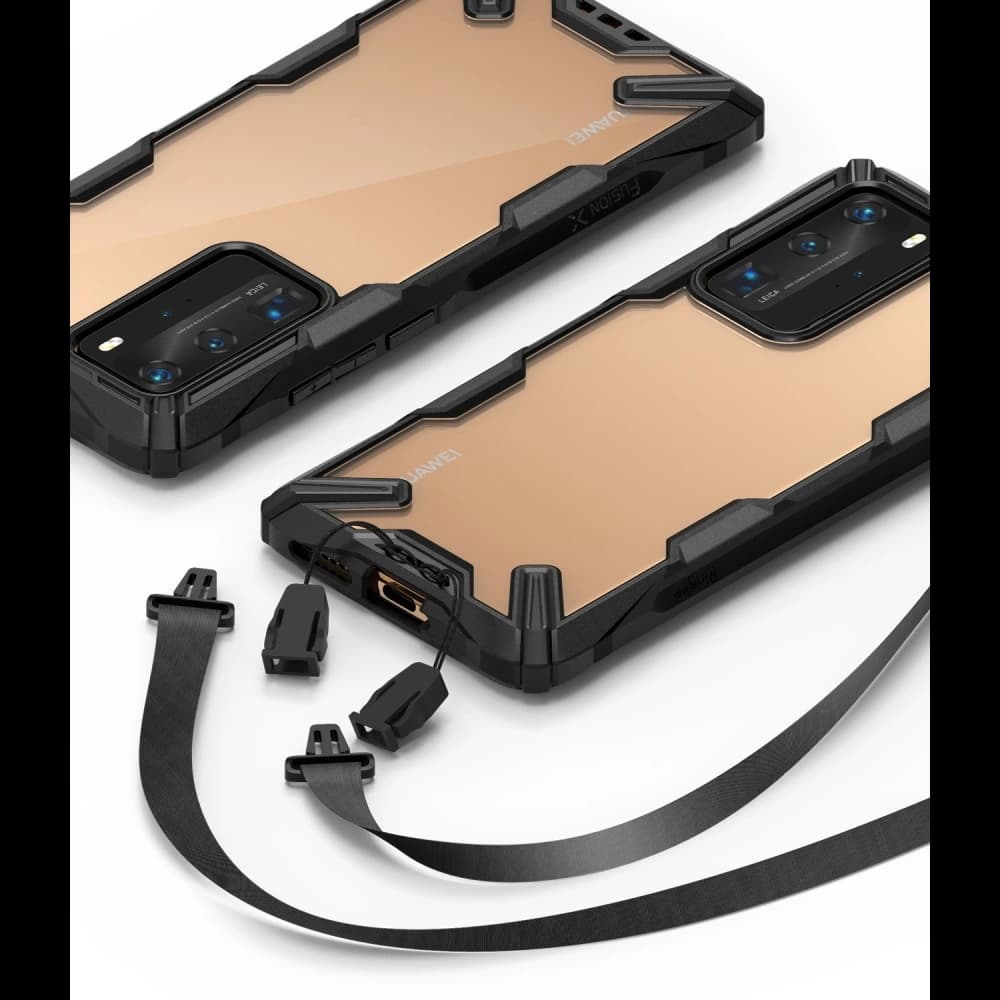 Etui Ringke Fusion-X Huawei P40 Pro černé - 15