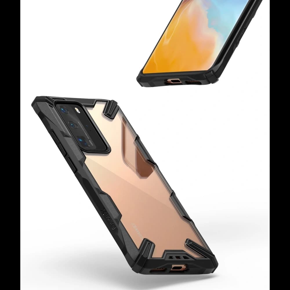 Etui Ringke Fusion-X Huawei P40 Pro černé - 17