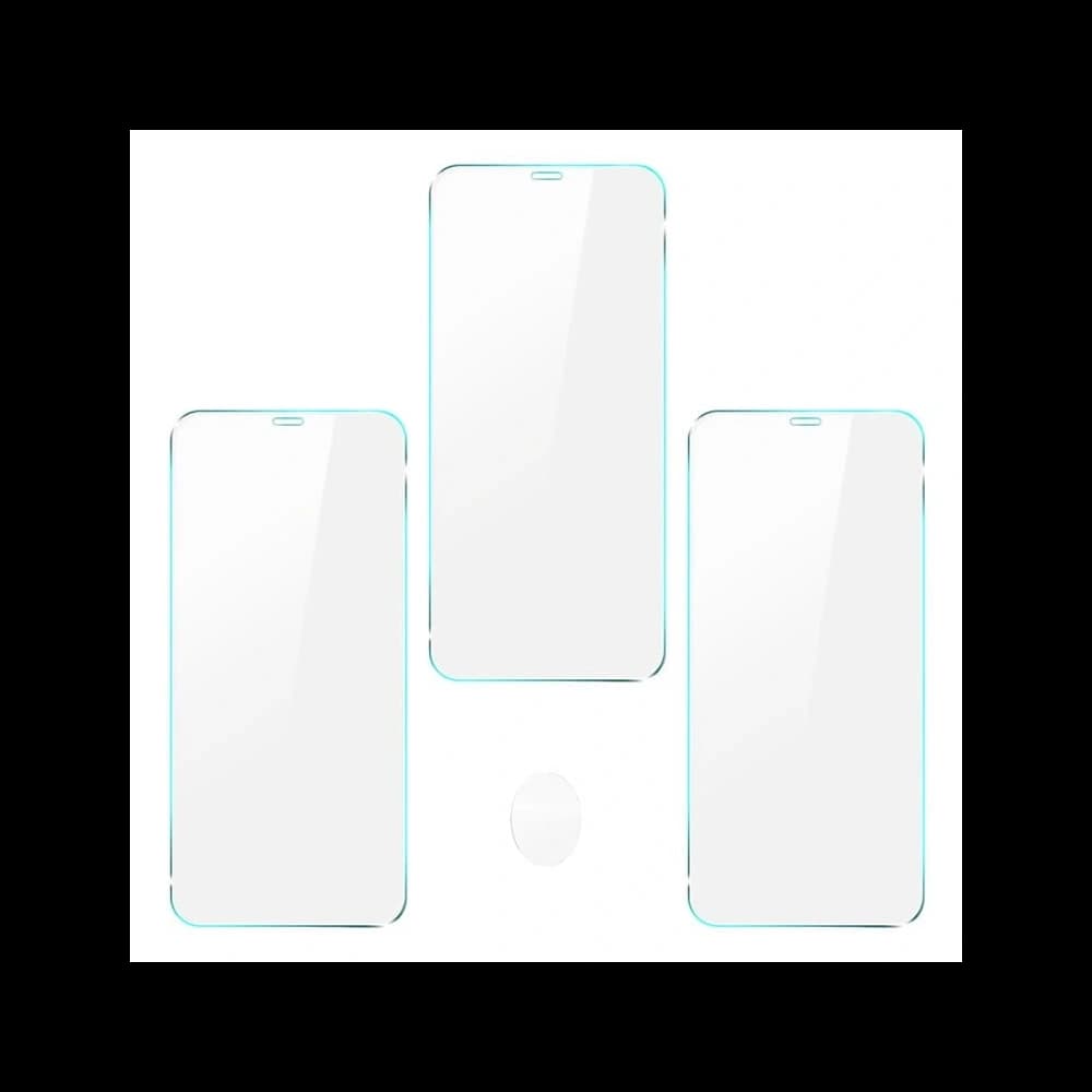 Bizon Glass Clear tempered glass - 3 pcs. + lens glass Apple iPhone Xr - 3