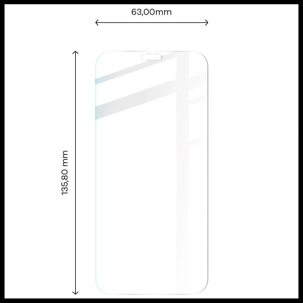 Bizon üveg Átlátszó edzett üveg - 3 db. + lencse üveg Apple iPhone Xs - 3