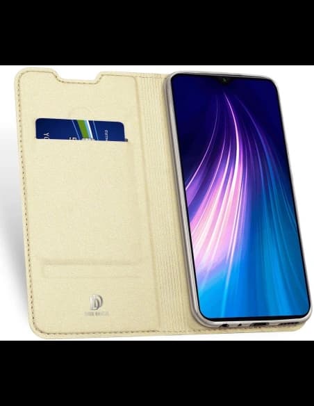 DuxDucis Tasche SkinPro Redmi Note 8T Gold 9H